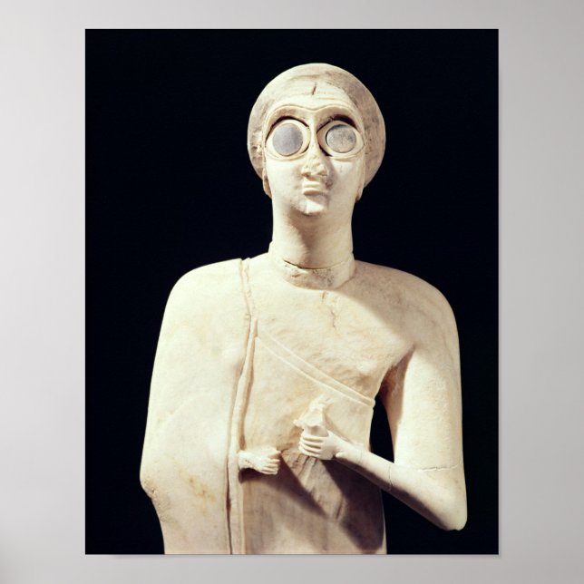 Poster Estátua da Deusa Excelente, de Diga Asmar (Frente)