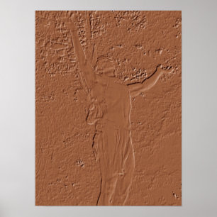 Póster Estátua da fuga do Mohawk