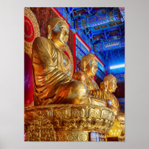 Poster Estátua da Imagem de Buda da China Tailandesa