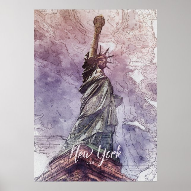 Poster Estátua da Liberdade (Frente)