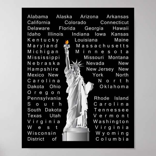 Poster Estátua da Liberdade (Frente)