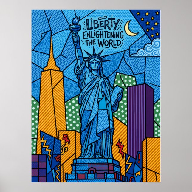 POSTER ESTÁTUA DA LIBERDADE (Frente)