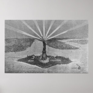 Póster Estátua da liberdade, 'do Graphic