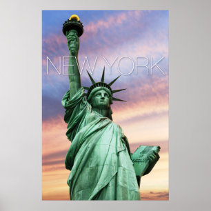 Póster estátua da liberdade New York