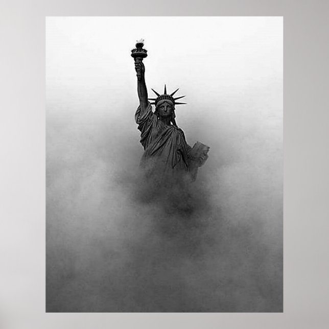 Poster Estátua da Liberdade Nova York América EUA Liberda (Frente)