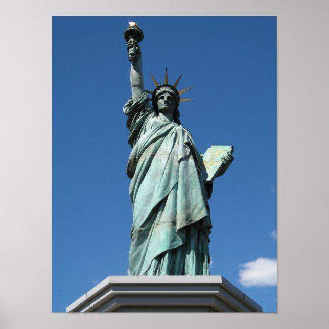 Póster Estátua da Liberdade, Odaiba, Tóquio, Japão (Frente)