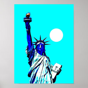 Poster Estátua da Liberdade Pop
