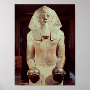 Poster Estátua da Rainha Makare Hatshepsut