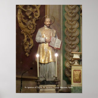Póster Estátua da Rua Ignatius de Loyola