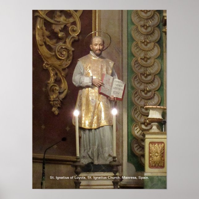 Póster Estátua da Rua Ignatius de Loyola (Frente)