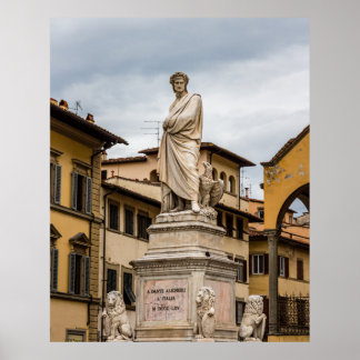 Poster Estátua Dante Alighieri