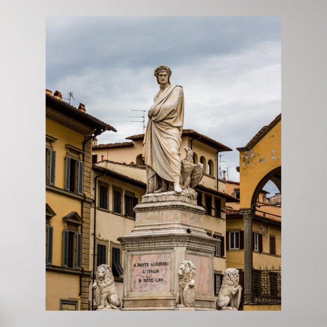 Poster Estátua Dante Alighieri (Frente)