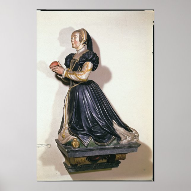 Póster Estátua de Antoinette de Fontette (Frente)