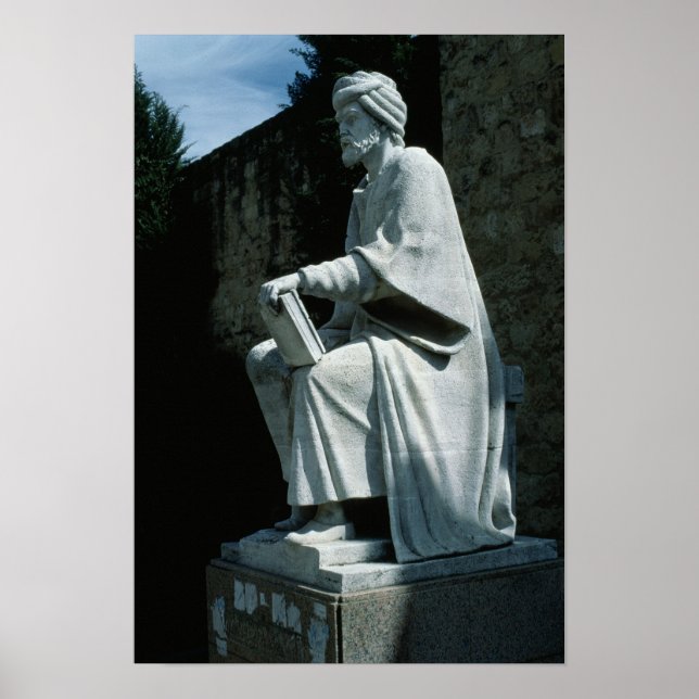 Póster Estátua de Averroes (Frente)