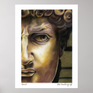 Poster Estátua de David por Lee Vandergrift