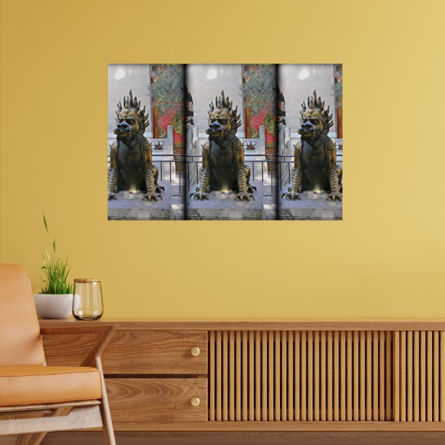 Poster Estátua de Dragões da Cidade Proibida (Sala de Estar 2)