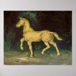 Póster Estátua de Gesso de um Cavalo por Vincent van Gogh