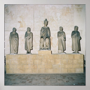 Póster Estátua de Henry VII, imperador romano santamente