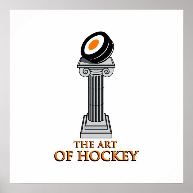 Póster Estátua de Hóquei (Frente)