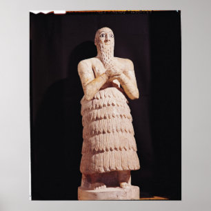 Poster Estátua de Itur-Shamagen, rei de março