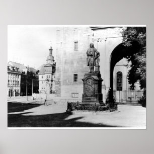 Poster Estátua de Johann Sebastian Bach