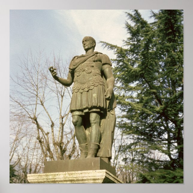 Poster Estátua de Júlio César (Frente)