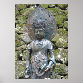 Póster Estátua de Kannon (Kwan Yin) no Monte Kurama
