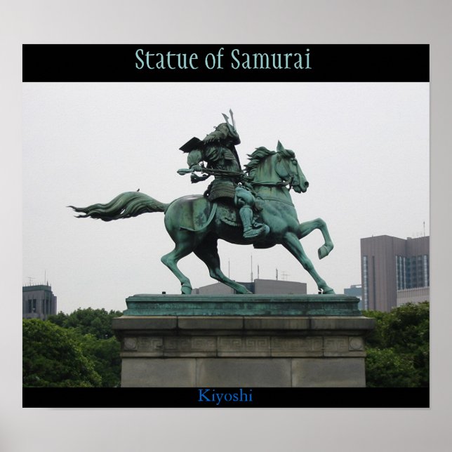 Poster Estátua de Katsunoki Masahige (Frente)