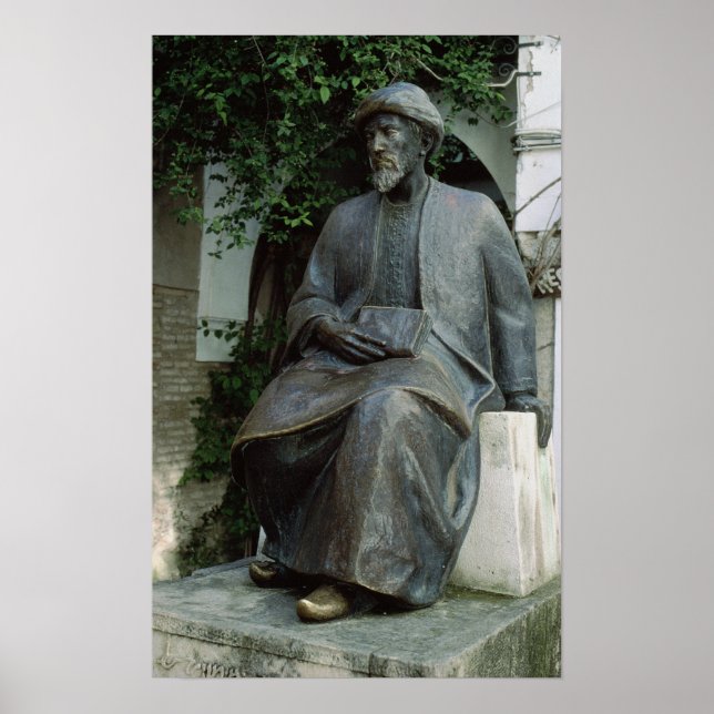 Poster Estátua de Moisés Maimonides (Frente)