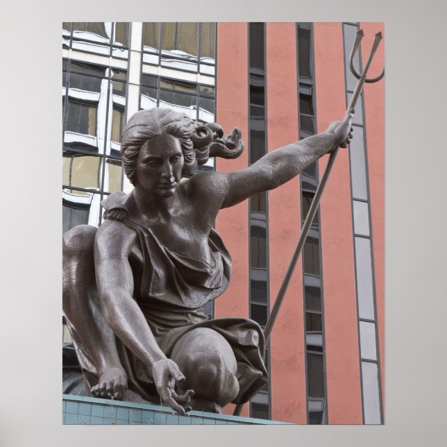 Póster Estátua de Portlandia, Portland, Oregon (Frente)