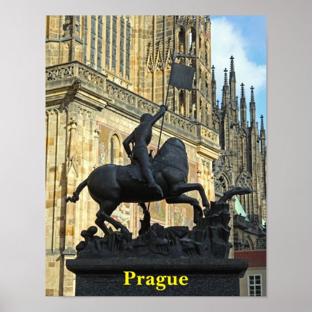 Poster Estátua de Praga (Frente)