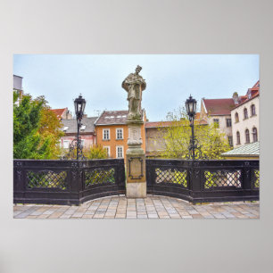 Poster Estátua de São João Nepomuceno, Bratislava, Eslová