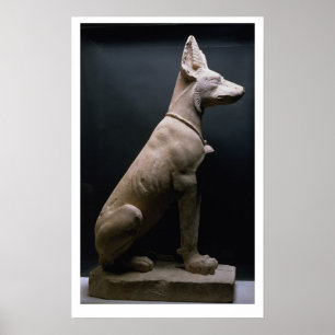 Póster Estátua de um cão, mesopotâmia, c.5000-1000 BC