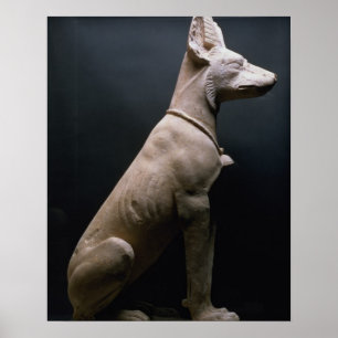 Póster Estátua de um Cão, Mesopotâmia, c.5000-1000 BC (li