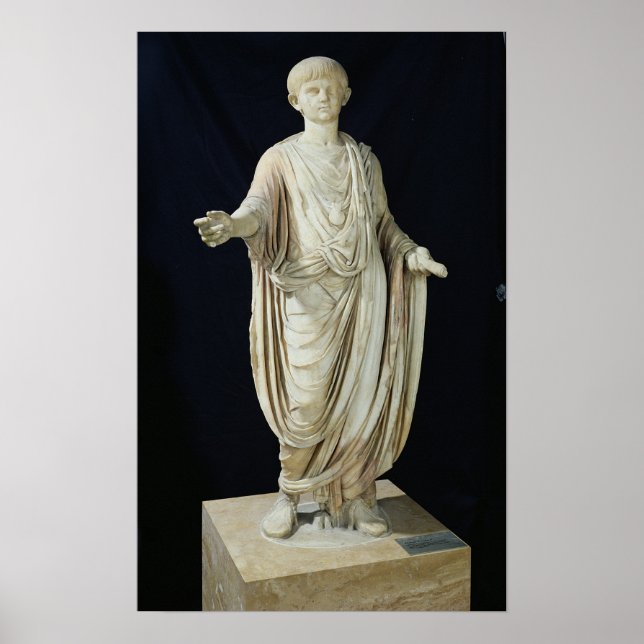 Poster Estátua de uma Criança (Frente)