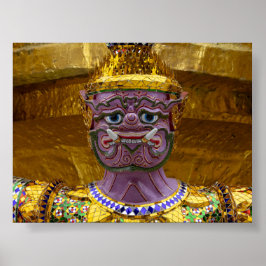 Poster Estátua de Yahsha em Banguecoque