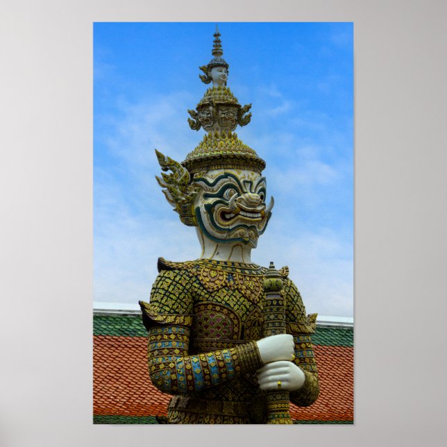 Poster Estátua de Yahsha em Banguecoque (Frente)