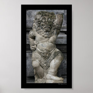 Póster Estátua do Balinese