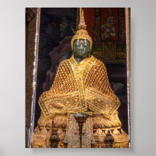 Poster estátua do Buda Esmeralda