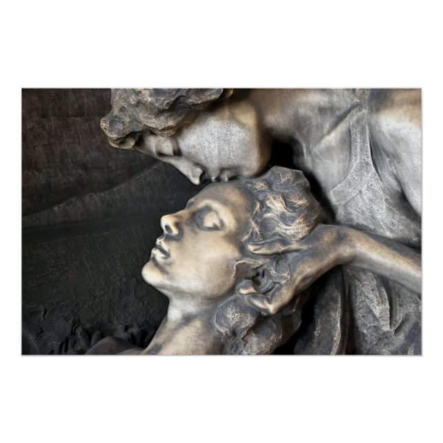 Póster Estátua do Cemitério de Milão (Frente)