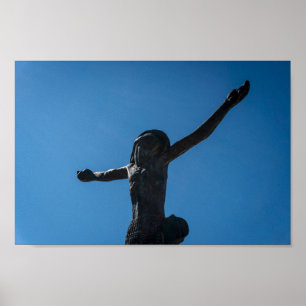 Poster Estátua do Cristo Risen, Medjugorje, Bósnia