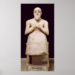 Poster Estátua do oficial Ebih-Il