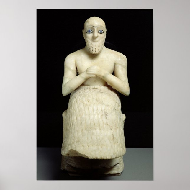 Poster Estátua do oficial Ebih-Il (Frente)