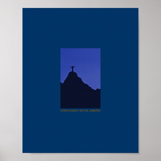 Póster Estátua do Redentor Cristo - RJ (Frente)