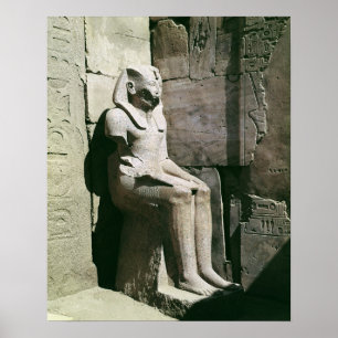 Póster Estátua do reino novo de Tuthmosis III