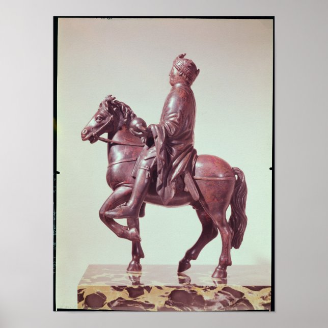 Poster Estátua equestre de Charlemagne (Frente)