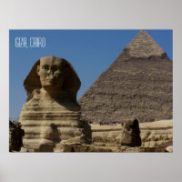 Estátua esfinge em Giza Cairo Egito Souvenir