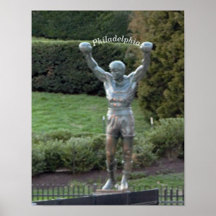 Poster Estátua Filadélfia Rocky