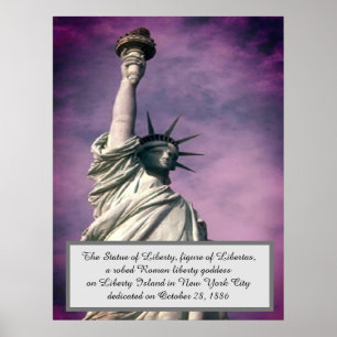 Poster Estátua Lady Liberty NY