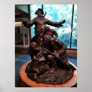 Poster Estátua Lewis & Clark, Fort Clatsop, Oregon